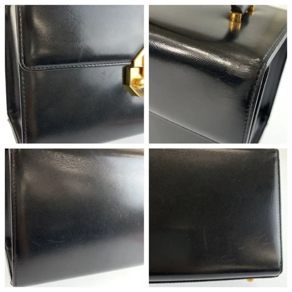 Versace Sunburst Patent Leather Vanity Bag